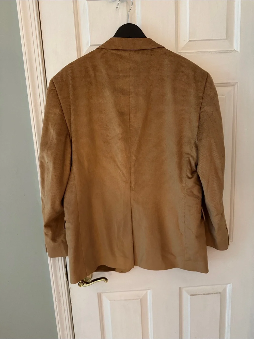 Jos. A. Bank Men's Tan Corduroy Blazer - Classic Single-Breast